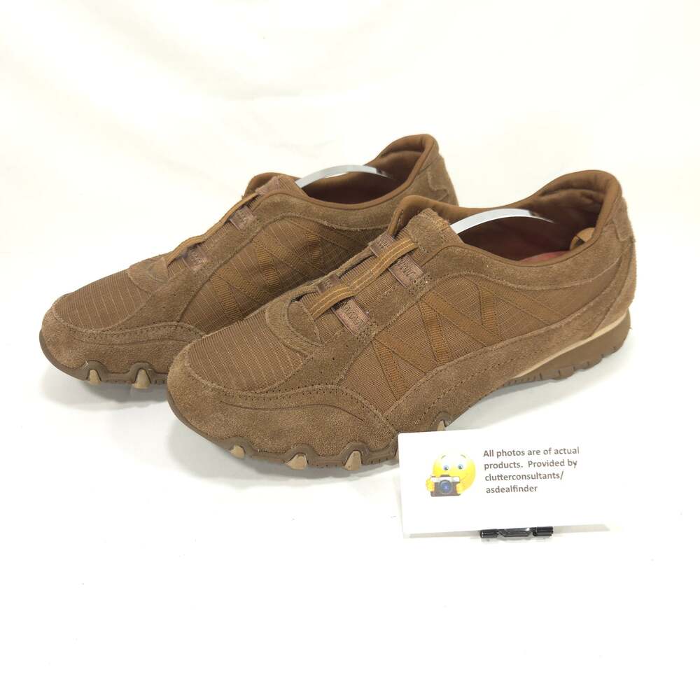 Skechers Slip On Casual Athletic Shoe Womens Size 10 49229 Brown